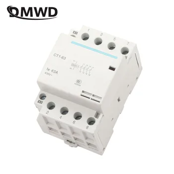 

auxiliar de partida KOHTAKTOP CT1 CT1-63 32A 40A 63A 4P 220V 230V 50HZ 60HZ Din rail Household AC Contactor Starter