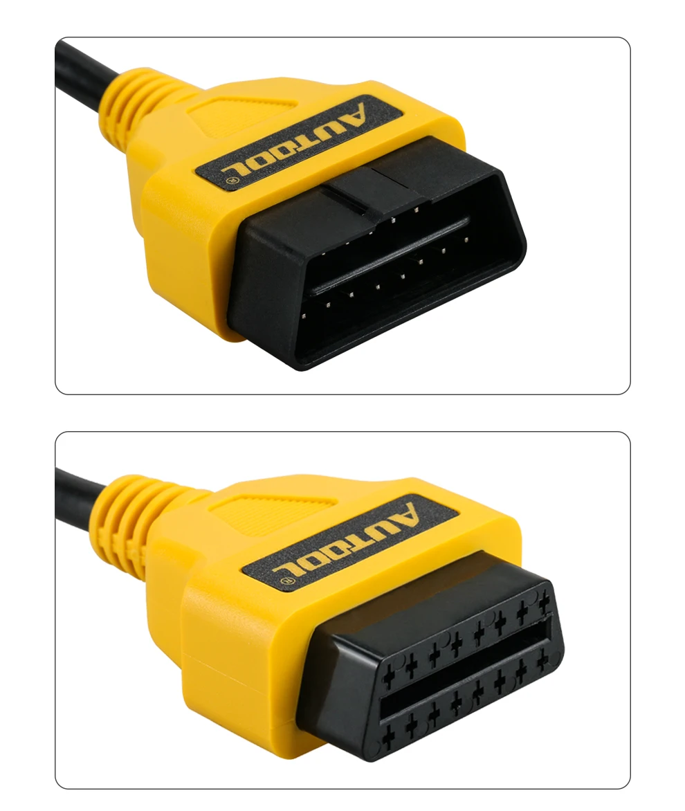 OBD2 Splitter Adapter - 16 Pin Male To Female Diagnostic Extender For All Cars