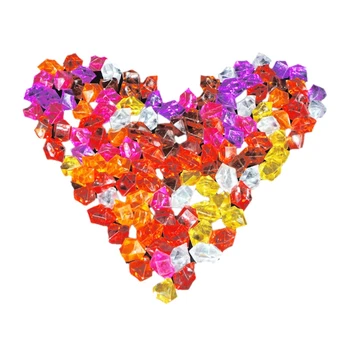 

BEAU-100PCS Crystal Stone Colored Stone Hydroponic Stone Fish Tank Decoration Simulation Props