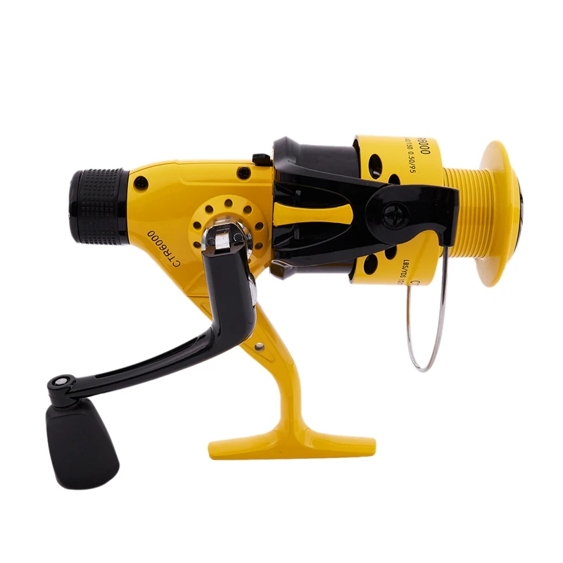 CTR6000 ELOS-YUMOSHI 12BB Fishing Reel 5.5:1 Foldable Arm Rocker Spinning Reel Lightweight Rear Drag Spool Fish Spinning Wheels - Цвет: CTR6000