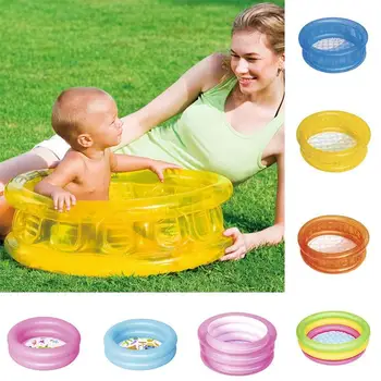 

Soft Round Kiddie Balls Pit Kids Outdoor Toy Round Paddling Pool Ocean Ball Portable Baby Inflatable Swimming Pool Pools For Kid