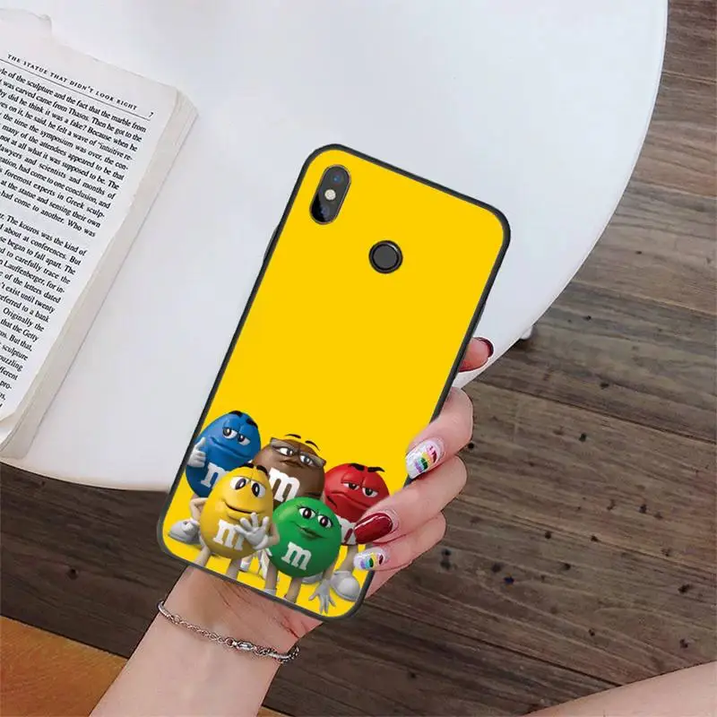 cases for xiaomi blue Babaite M&M's Chocolate TPU black Phone Case Cover Hull For Xiaomi Redmi 4X 5A 6A 6 7 8 9 5Plus Note5 5A 8Pro 8T leather case for xiaomi