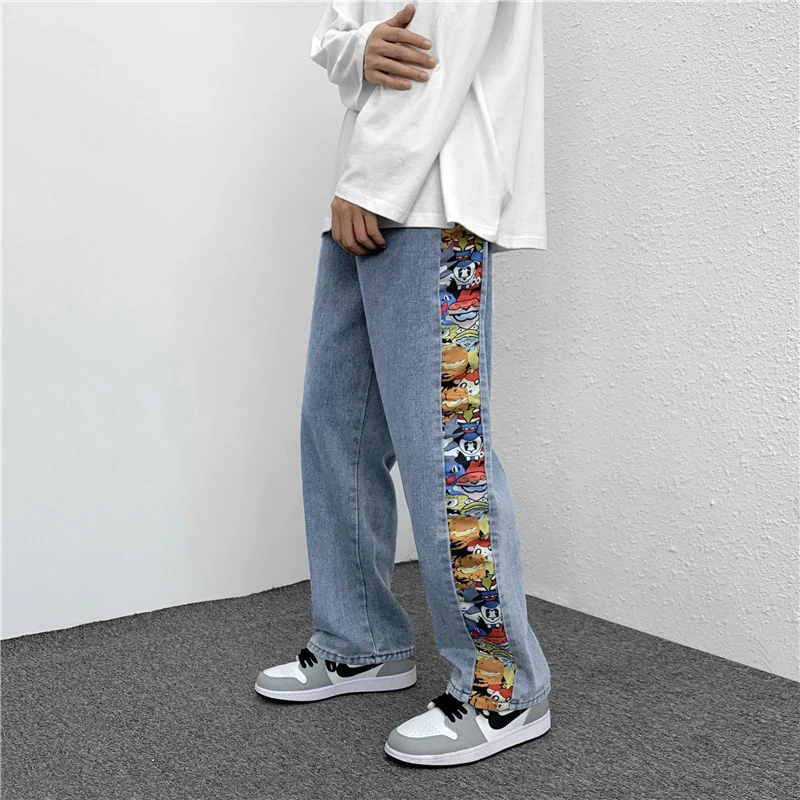 Fall 2021 Men's new nine-point casual pants Original style cargo pants khaki jeans