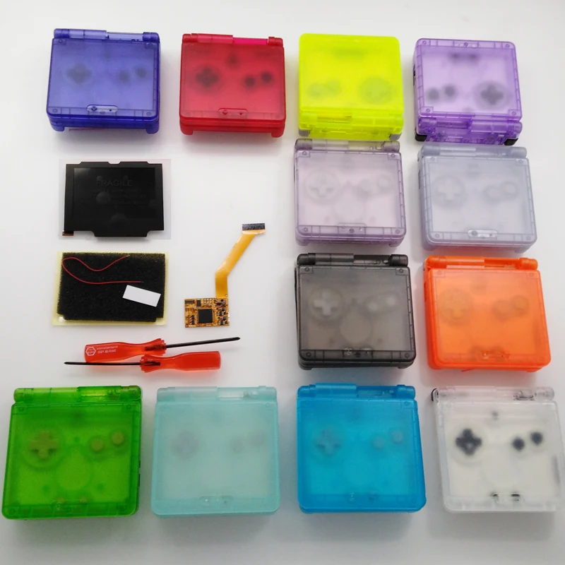 Es- Phonecaseonline Gameboy Advance Hülle Orange Transparent Neu