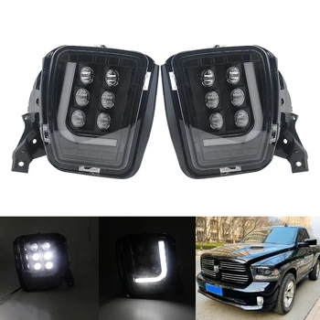 

Smoke Lens LED Lamp Fog Lights For 2013-2017 Dodge Ram 1500 2500 3500
