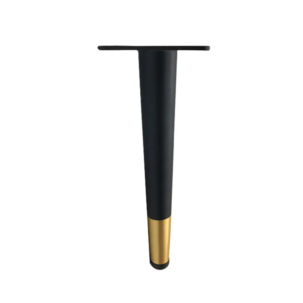 

20cm Sofa Bed Furniture Leg Universal Strong Bearing Home Floor Tapered Iron Hotel Stable Wardrobe Chairs Cabinet Cupboard