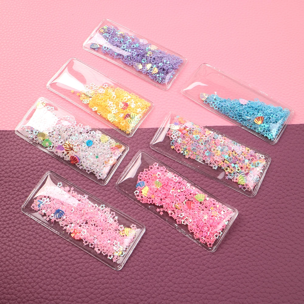 David accessories 88x38mm Прозрачный Блестки для волос Клип заколки для художественного оформления ногтей, ручная работа ремесла домашнего декора аксессуары(10 шт.), "сделай сам", ручная работа, 10Yc7386