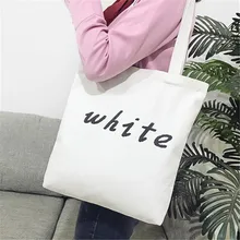 Женские Повседневное хозяйственная сумка в сдержанном стиле с буквенным принтом сумка через плечо высокого Ёмкость подходящее для детей обоих полов на застежке для путешествий холщовые сумки, сумочка