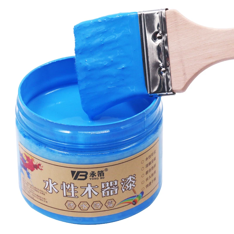 

Peacock Blue Acrylic Paint,Water-Proof&Mildew-Proof Water-Based Woodwork Paint Craft Paints for Home Furniture