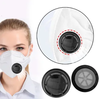 

Outdoor Dust Pm2.5 Breathing Cover One-Way Exhaust Valve Anti-haze Anti-dust Mouth Washable Activated Carbon Filter Respirator