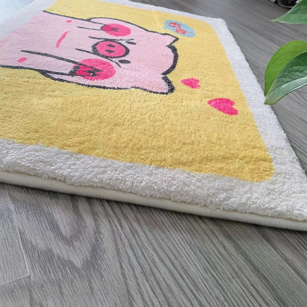 Год талисман ковер для ванной нескользящий экологически чистый полиестовый Коврик для двери украшение дома коврик для гостиной