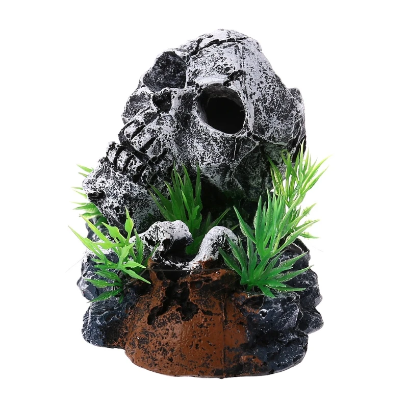 Pirate Skull Skeleton Aquarium Ornament Hiding Cave Fish Tank Decoration Decor fish tank ornaments fish tank decorations aquarium ornaments