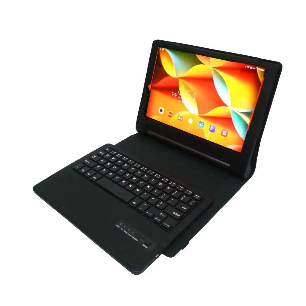 

Smart Wireless Bluetooth Keyboard Litchi PU Leather Cover For Lenovo YOGA Tab 3 10.1 YT3-X50M YT3-X50F Case+Stylus Pen+Gift.