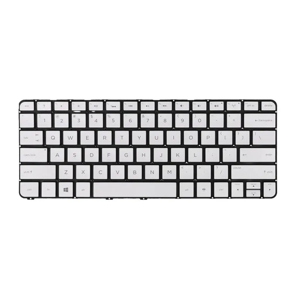 

US Keyboard Repair Parts for HP Spectre 13-3000 13T-3000 with Backlit Silver