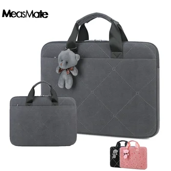 

PU Leather Laptop Bag Case NEW Waterproof Casual Laptop Bag For Women 13 14 15 Inch Cute Laptop Bag For Men Anti-dus Shockproof