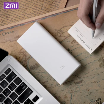 

ZMI Power Bank 20000mAh QC3.0 18W Portable Charging External Battery Digital Display Dual USB 20000 mAh Powerbank For Cell phone