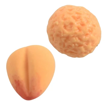 

20 Pcs Dollhouse Miniature Model Simulation Fake Fruit Kitchen Decor Gift 1/12 - 10 Pcs Orange & 10 Pcs Peach