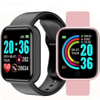 

Y68 D20 Smart Watch Waterproof Bluetooth Blood Pressure Fitness Tracker Heart Rate Monitor Smartwatch For Apple IOS Android