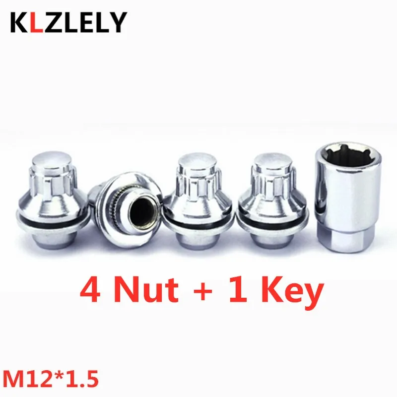 1 комплект M12 * 5 противоугонные стандартные гайки для колес TOYOTA TAZZ CONQUEST PORTE 2 SPADE
