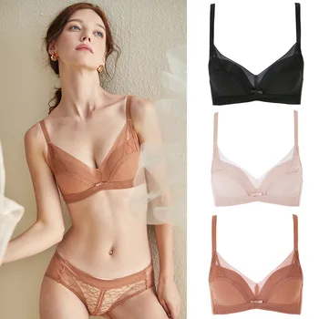 

2020 Fashion Sexy Bras For Women Push Up Lingerie Seamless Bra Bralette Wireless Brassiere Female Underwear Intimates 3/4cup
