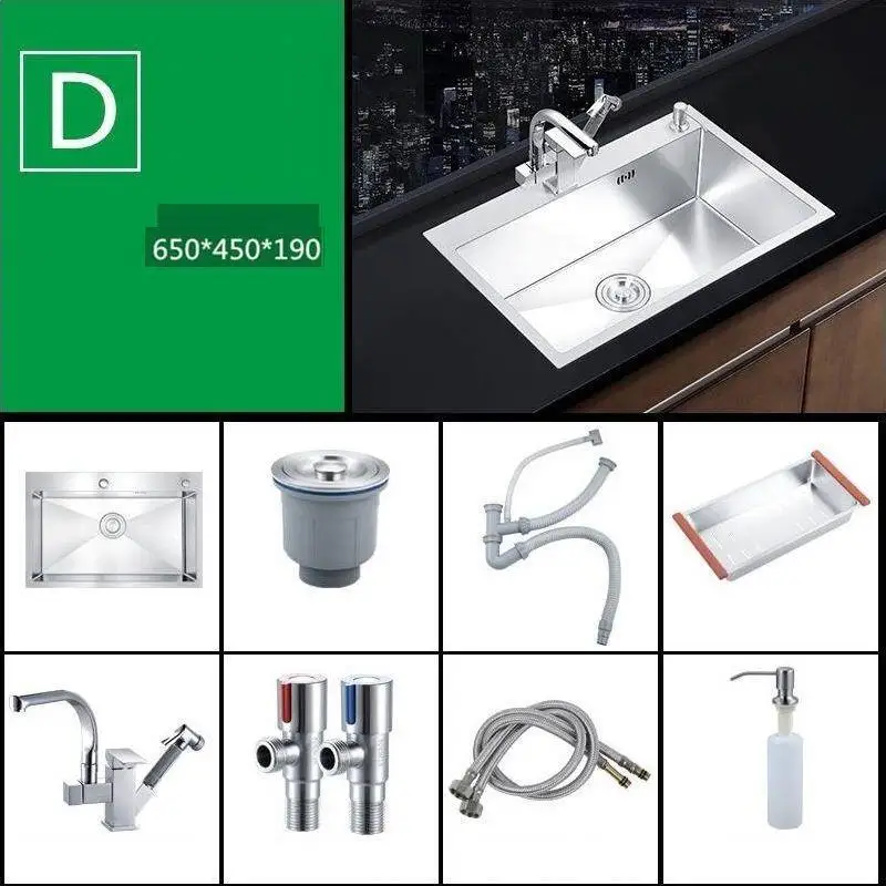 De Acero Inoxidable портативный васбак Gootsteen Lavandino кухня Lavabo Cuba Pia Cozinha Fregadero мойка для овощей - Цвет: Version G
