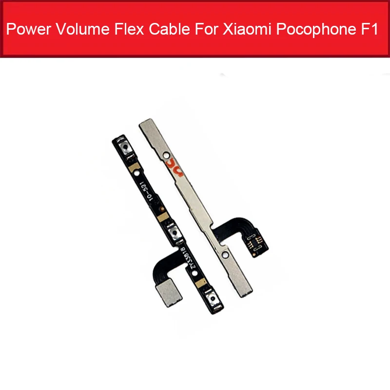 

Power & Volume Flex Cable For Xiaomi Mi Pocophone F1 Power & Volume Switch Button Flex Ribbon Cable Replacement Repair Parts