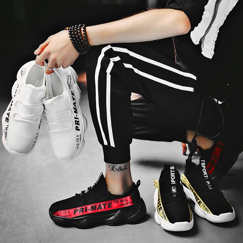 

Man Sneakers Fashion Training Shoes Adult New Tide Street Running Shoes Male Hot Trend Sport Shoes Walking Jogging Tennis Shoes