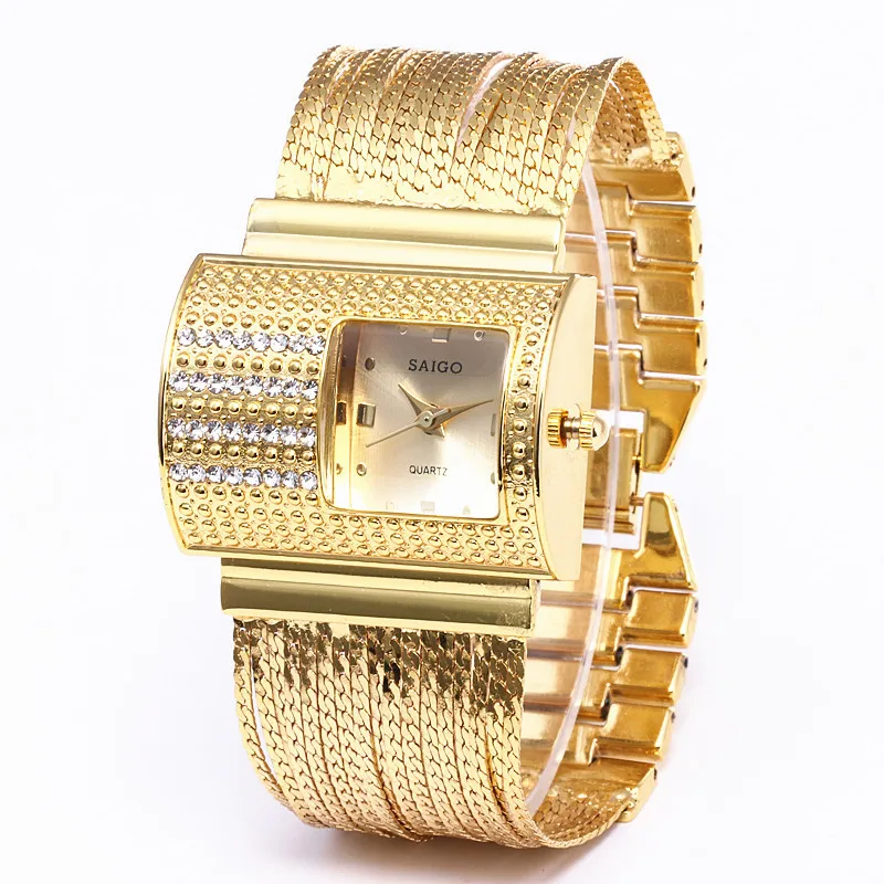 

Hot New Arrival Luxury Women Round Full Diamond Bracelet Watch Analog Quartz Movement Wrist Bracelet Watch 2019