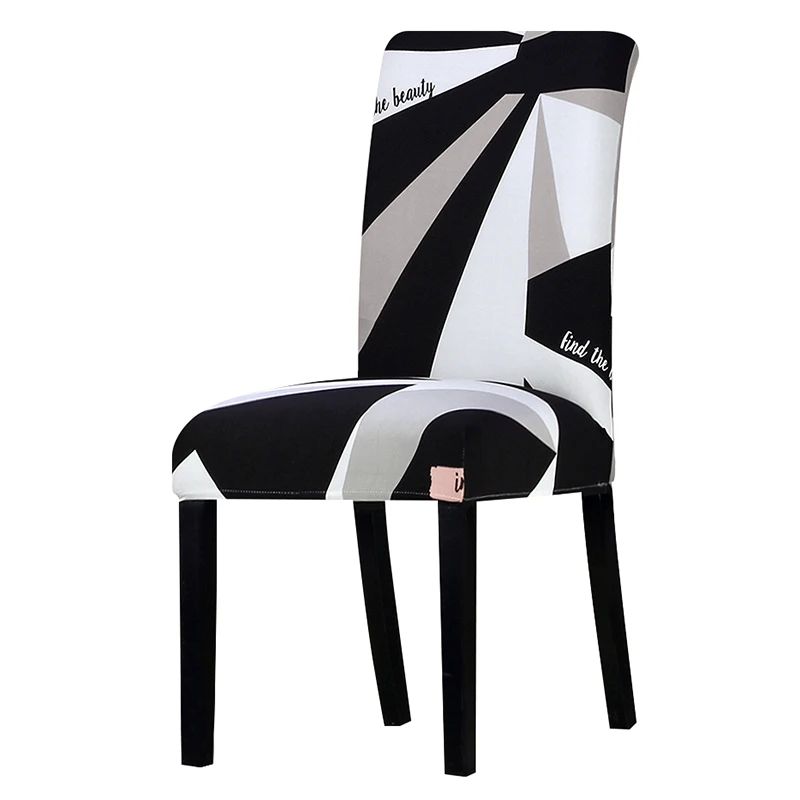 Серые и черные чехлы на стулья эластичные чехлы на сиденья чехлы для сидений для банкетов, гостиниц, столовой, офисных стульев - Цвет: K209