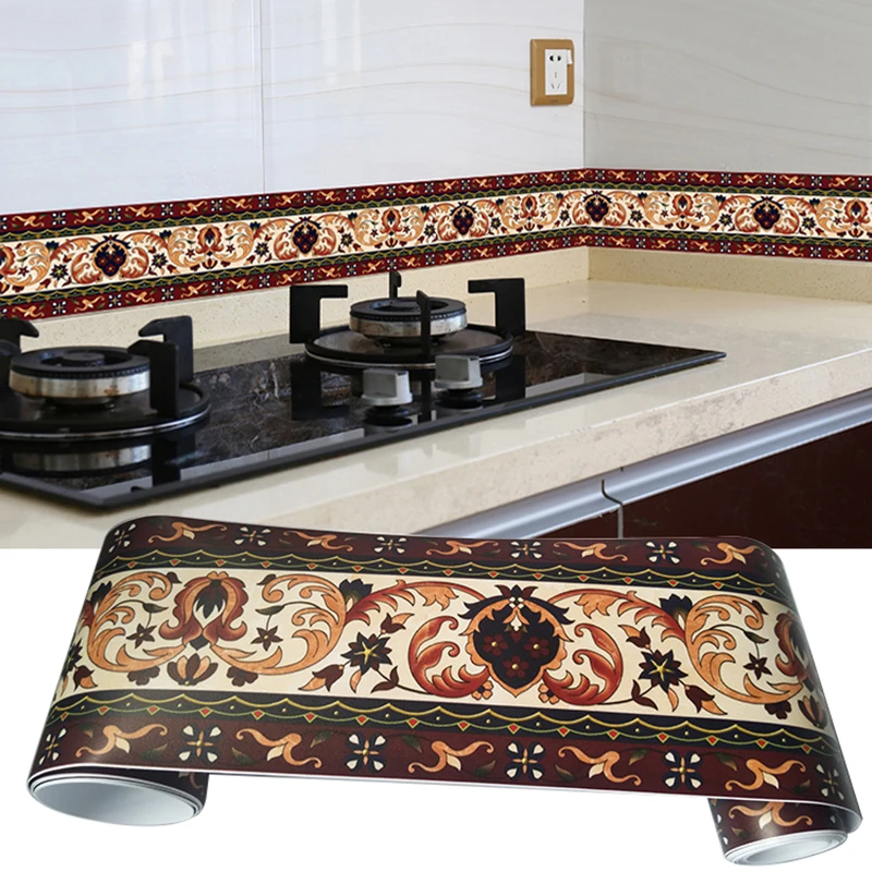 3D Floral Wallpaper Border Stickers