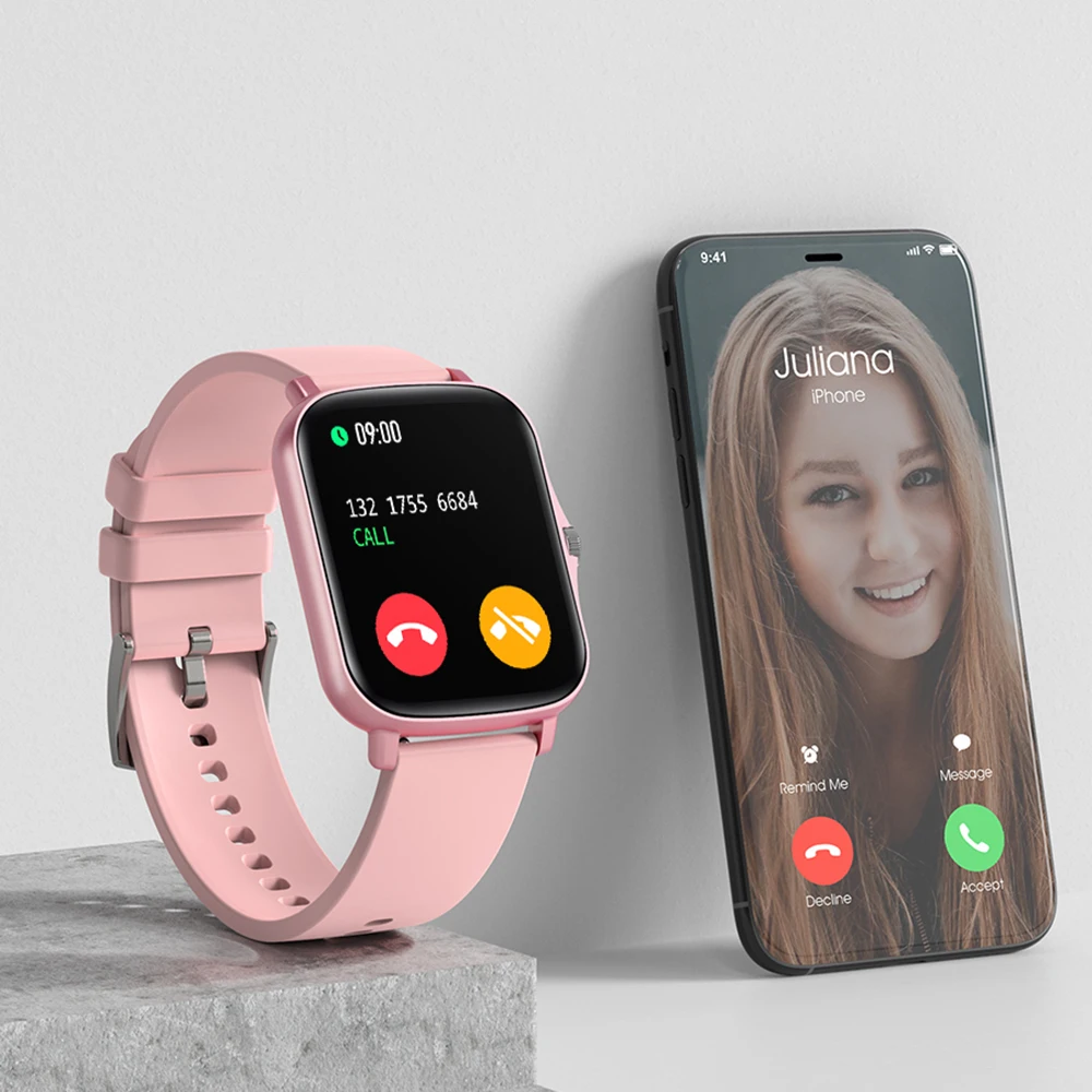  Reloj inteligente compatible con teléfonos iPhone Android 2022,  relojes de 1.7 pulgadas para hombres y mujeres, IP68, impermeable,  rastreador de actividad física con oxígeno en sangre/ritmo cardíaco,  rastreador de pasos de