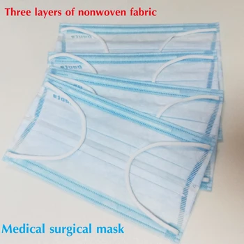 

10pcs Sterile EO Disposable Medical Surgical Mask Germ Pollution Dustproof Meltblown Medical Masks for Doctor Nurse Free Ship