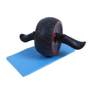 

AB Wheel Roller and Knee Mat Training Equipment for Fitness Workout Exercise