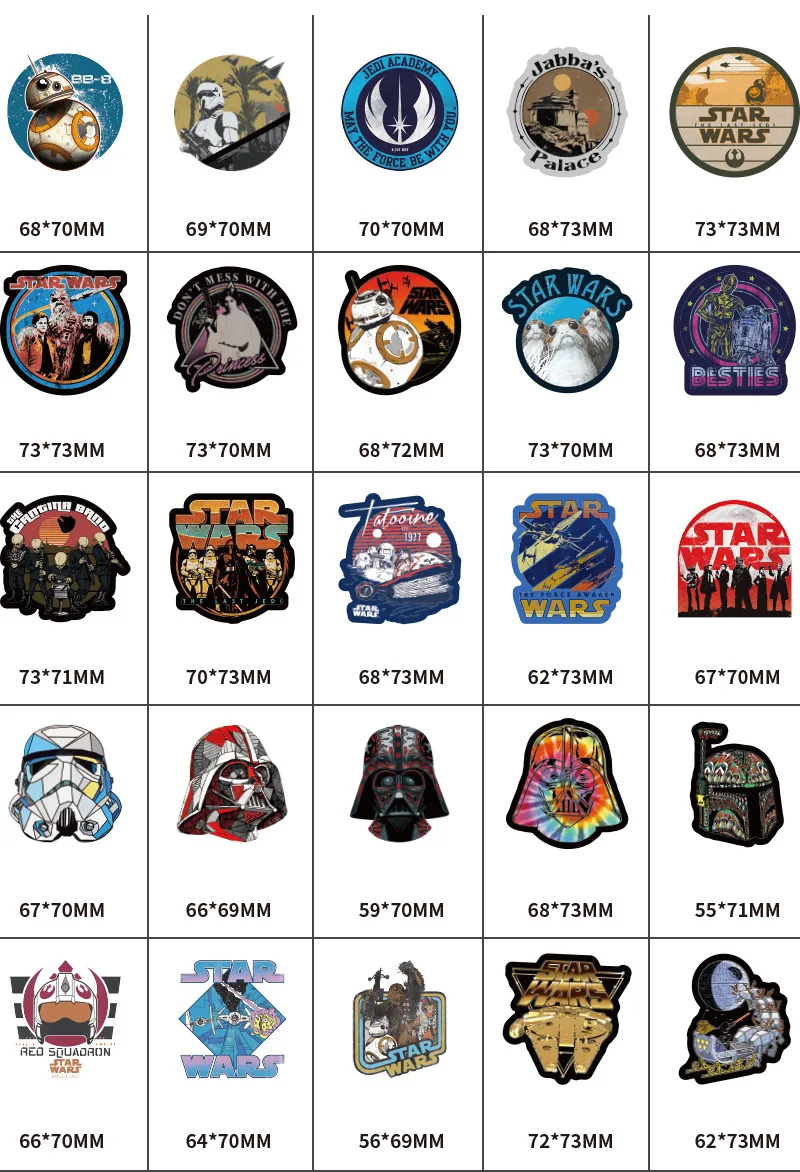 108 Star Wars superhero stickers waterproof suitcase notebook scooter explosive stickers