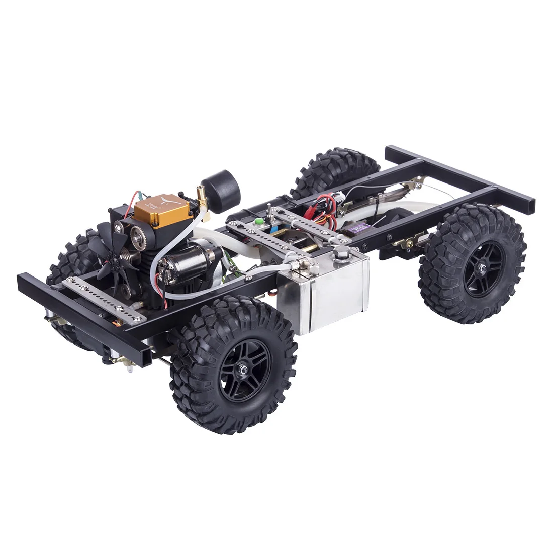 

1:10 DIY Modified Nitro RC Car Without Car Body Shell (With TOYAN FS-S100A/One Key Remote Start Engine/Automatic Clutch)