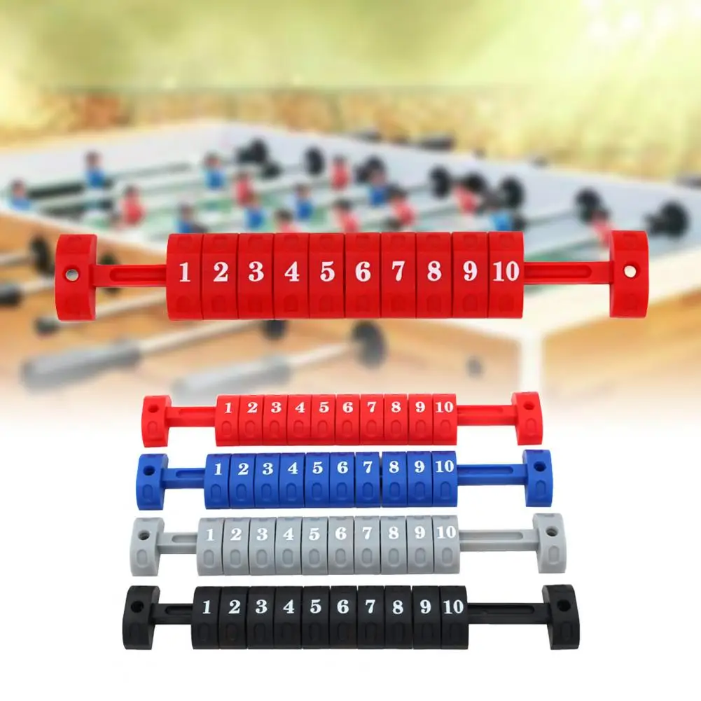 2Pcs Football Scoring Counters Durable Fine Workmanship Plastic Standard Football Table Machine Scoreboard for Gaming