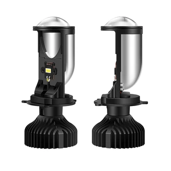 

90W/pair H4 mini led lens projector led headlight bulb conversion kit can bus error free 6000K 12V 24V