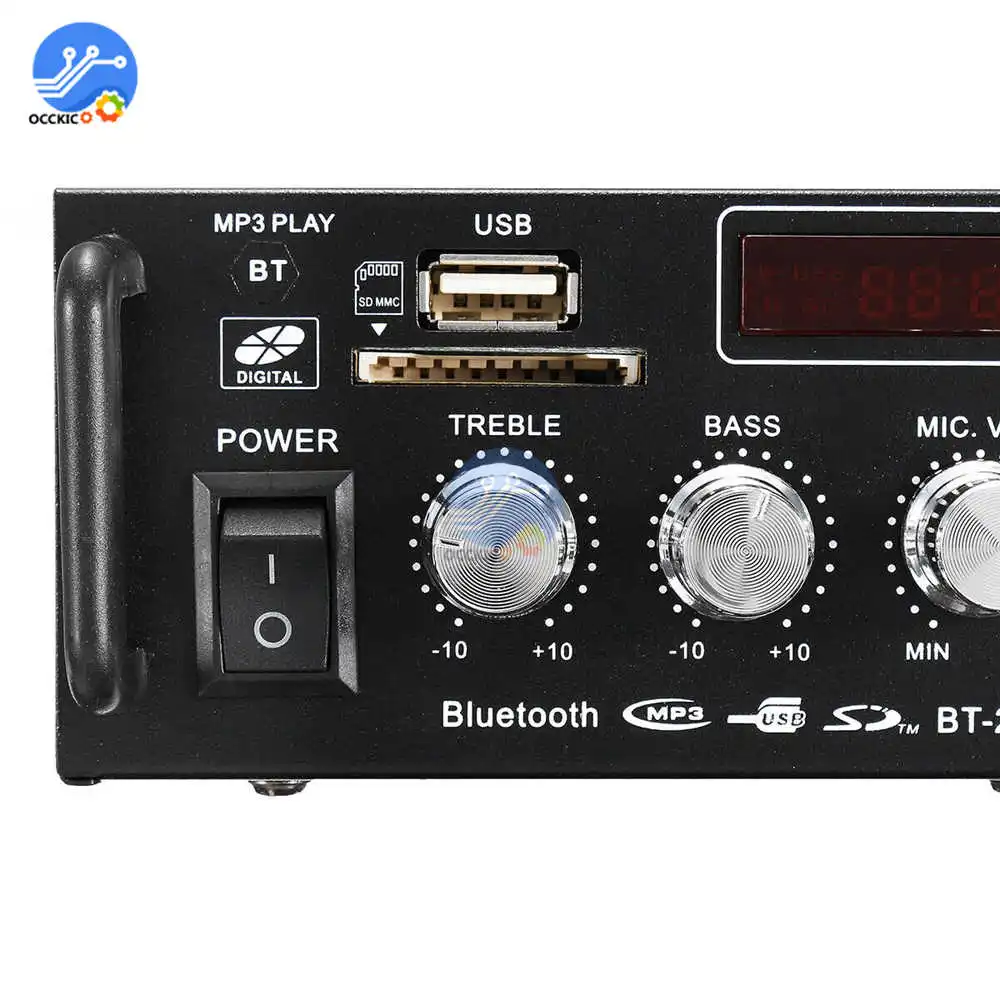 600 Вт цифровые домашние усилители Bluetooth аудио сабвуфер звуковая система усилитель HIFI домашний кинотеатр USB SD AMP