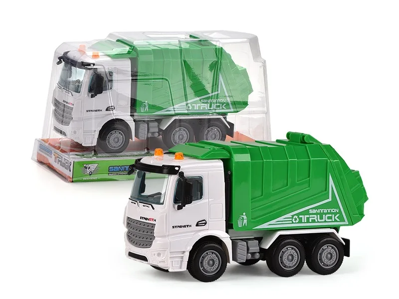 

Inertia Engineering Vehicle Toy Baby Sanitation Trucks Wreckers Toy Large Size Model Children Boy Excavator
