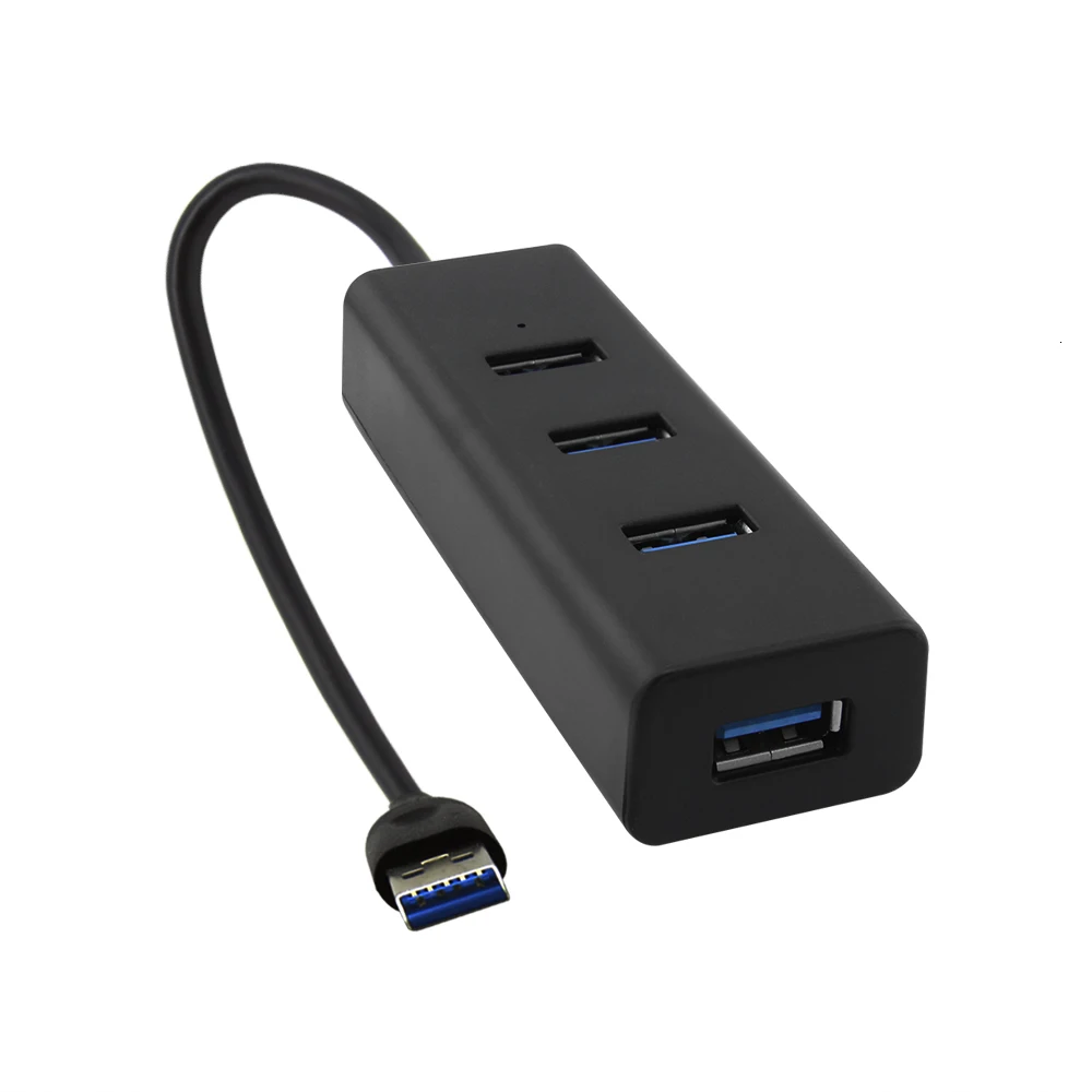 CHYI Мульти Usb 3,0 концентратор микро 4 порта Usb3.0 хаб сплиттер адаптер Мини Портативный высокоскоростной компьютер аксессуары для ПК MacBook
