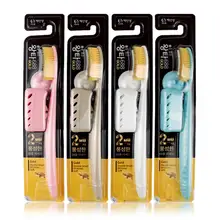 Портативный Путешествия с крышкой ручного отбеливания, уход за деснами, мягкая Щетинная зубная щетка твердая 15 см/5,9 дюйма