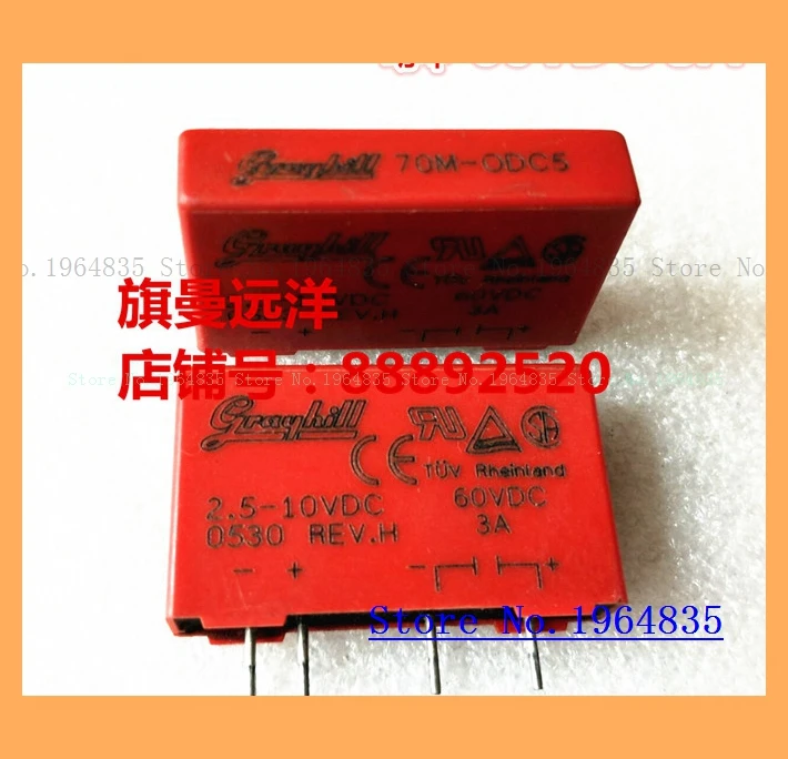 

70M-ODC5 60VAC 2.5-10VDC 3A 4 7OM-0DC5