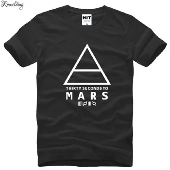 

30 Thirty Seconds To Mars 30STM T Shirt Men Hip Hop Short Sleeve O Neck Cotton Man T-Shirt Cool Tee Shirt Homme Camisa Masculina