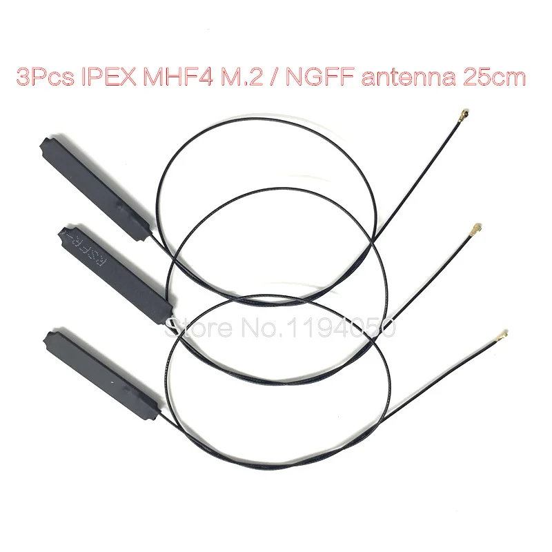3 шт. Внутренняя антенна NGFF MHF4 IPEX для ноутбука BCM94360HMB 9260 8265 AX201 18 5 см/7 2 дюйма (s)|antenna