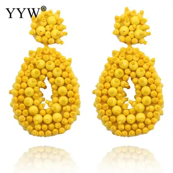 

Seedbead Drop Earring Bohemian Bead Tassel Wedding Trendy Party Gifts Drop Earrings For Women Vintage Statement Earrings