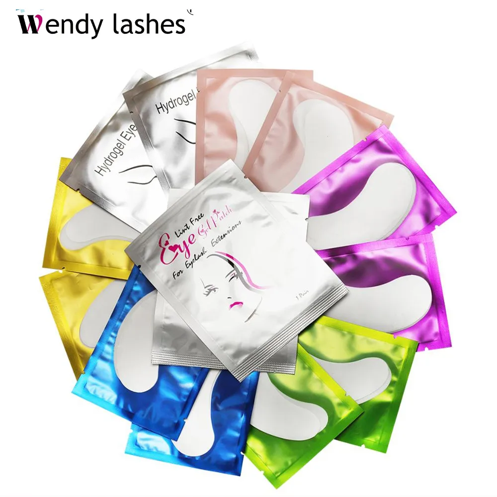 

50/100 pieces Under Eyepads for Eyelash Extension Eyelash Under Eye Pads for Grafting Eyelash Patches Tools