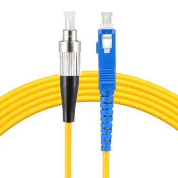 

uxcell 2 pcs 5M 16Ft SC to FC Fiber Optic Cable Jumper Optical Patch Cord SC-FC