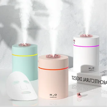 

240ML Diffuser Air Purifier Mini Humidificador Ultrasonic USB Cool Mist Maker with Color Night Lights for Home Office Car