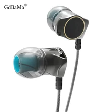Özel Edition Altın Kaplama Konut Kulaklık GdBaMa Ses Yalıtımı HD HiFi Kulaklık auriculares fone de ouvido 3.5mm Kulaklık(China)