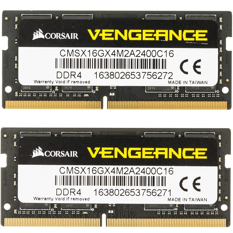 Память DDR4 2x8Gb 2400MHz Corsair CMSX16GX4M2A2400C16 RTL PC4-19200 CL16 SO-DIMM 260-pin 1.2В